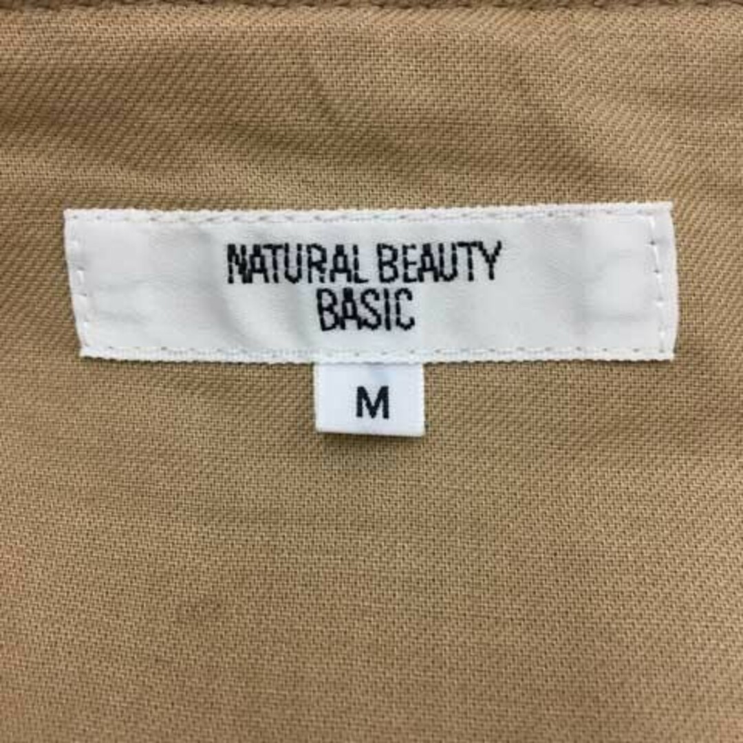 NATURAL BEAUTY BASIC(ナチュラルビューティーベーシック)のナチュラルビューティーベーシック スカート 膝丈 スエード調 M ベージュ レディースのスカート(ひざ丈スカート)の商品写真