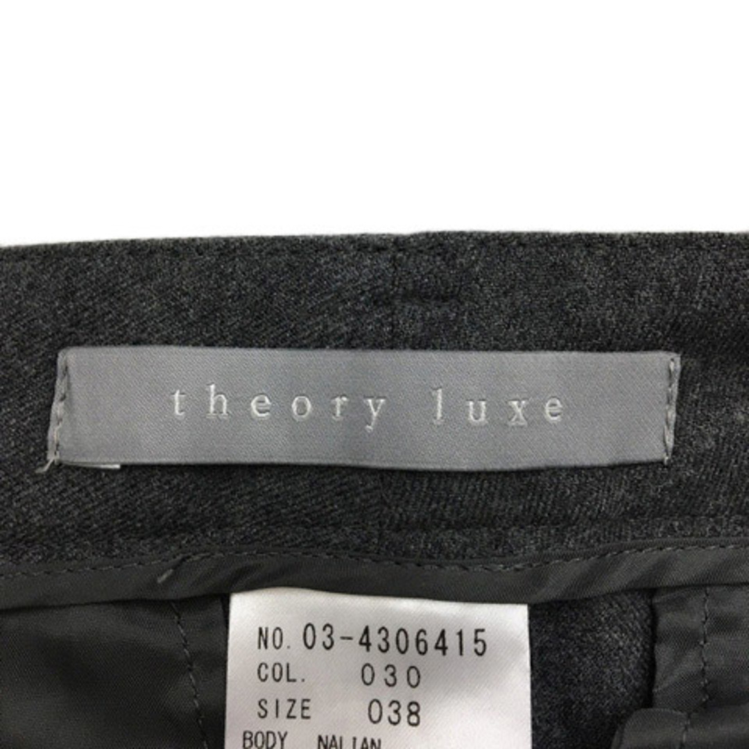 Theory luxe(セオリーリュクス)のセオリーリュクス パンツ テーパード ロング ウール 無地 038 グレー レディースのパンツ(その他)の商品写真