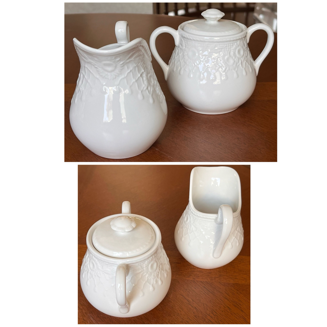 WEDGWOOD(ウェッジウッド)の【レア美品】ウェッジウッド★サンフラワー★ティーポット　セット インテリア/住まい/日用品のキッチン/食器(食器)の商品写真