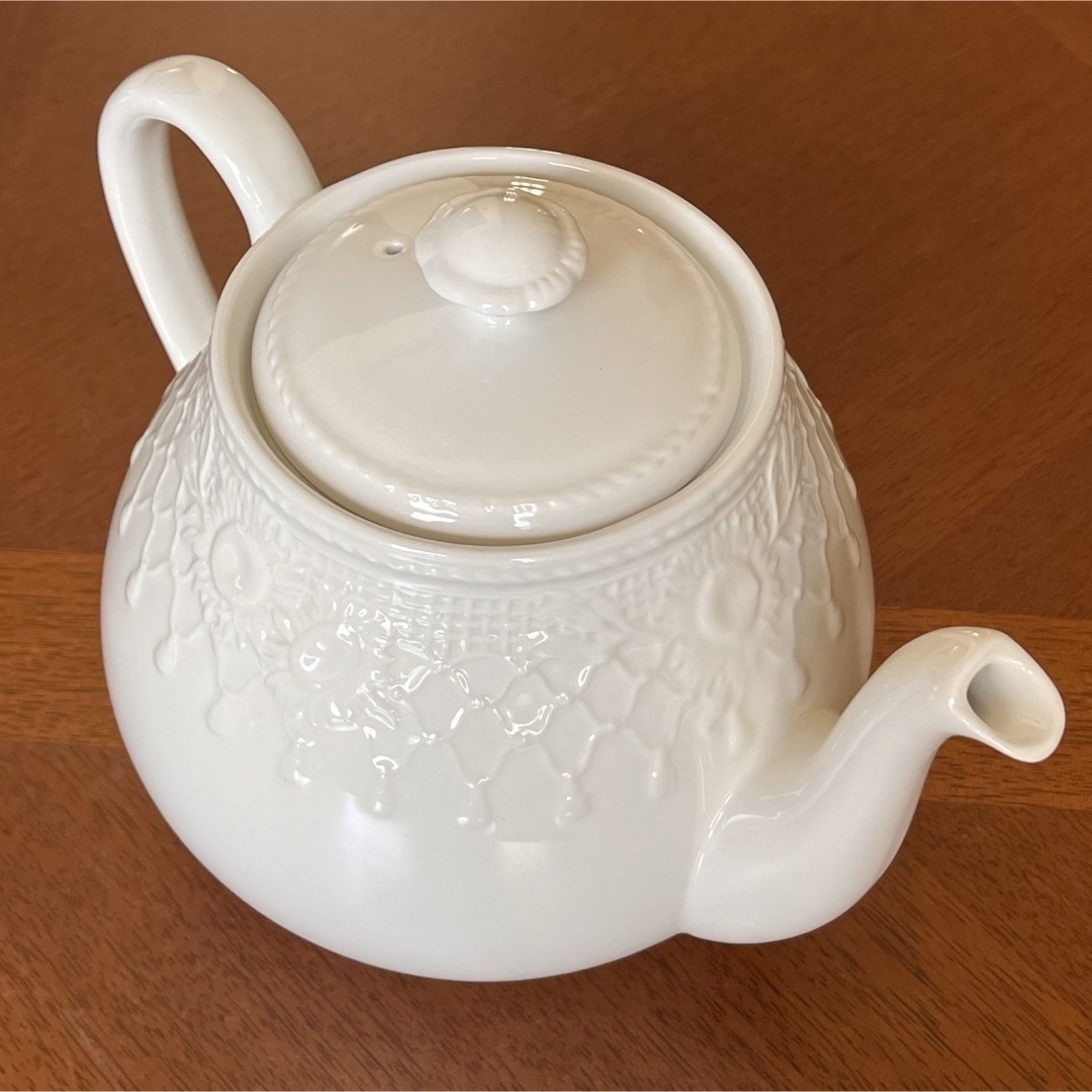 WEDGWOOD(ウェッジウッド)の【レア美品】ウェッジウッド★サンフラワー★ティーポット　セット インテリア/住まい/日用品のキッチン/食器(食器)の商品写真