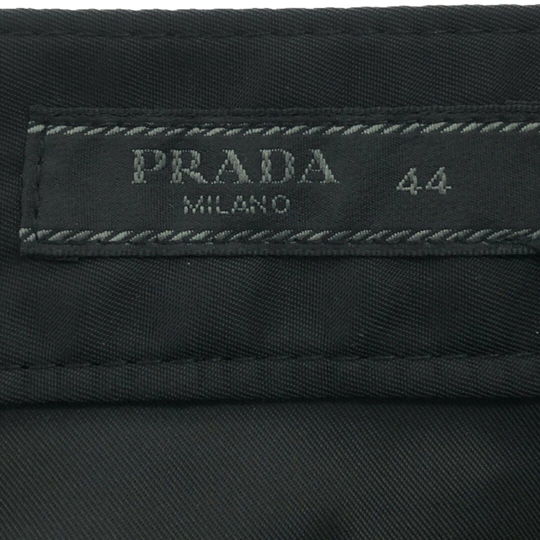 PRADA(プラダ)のPRADA プラダ 15AW ナイロンスリムパンツ ブラック 44 UPA995 メンズのパンツ(スラックス)の商品写真