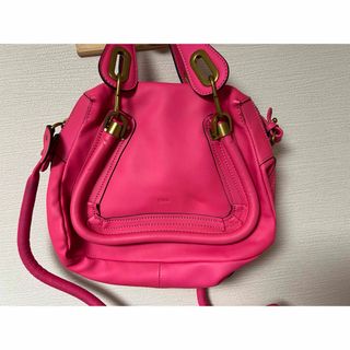 Chloe - クロエ　パラティ 2WAY ハンドバッグ　ピンク　レザー　ゴールド金具