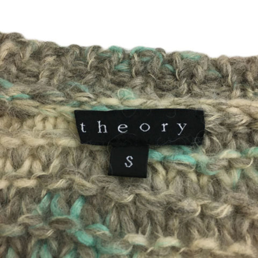 theory(セオリー)のセオリー セーター ニット クルーネック ミックス ウール S グレー 緑 レディースのトップス(ニット/セーター)の商品写真