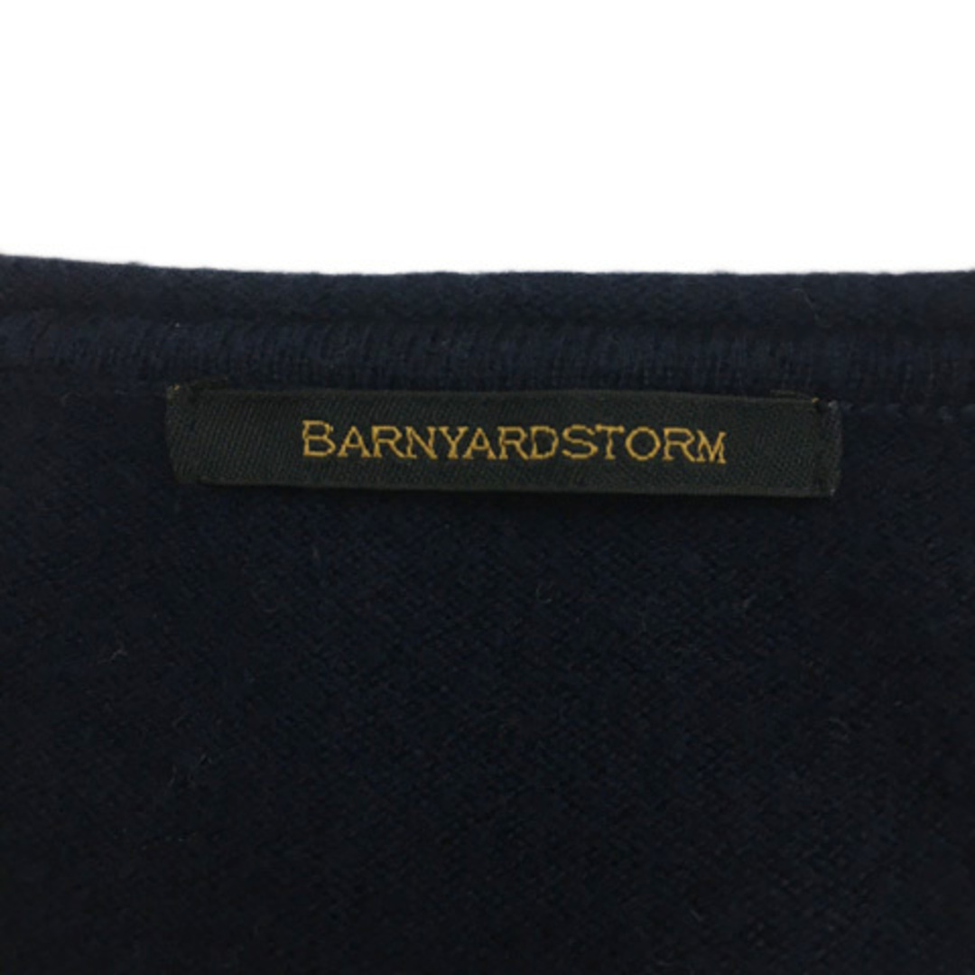 BARNYARDSTORM(バンヤードストーム)のバンヤードストーム セーター ニット プルオーバー 長袖 1 紺 ピンク レディースのトップス(ニット/セーター)の商品写真