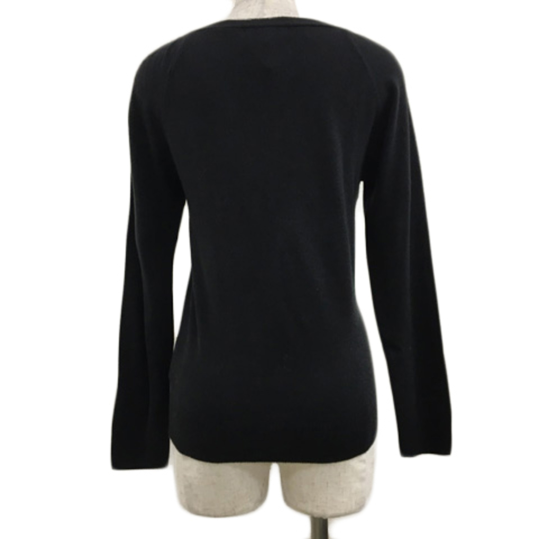 grove(グローブ)のグローブ セーター ニット プルオーバー スクエアネック 無地 長袖 L 黒 レディースのトップス(ニット/セーター)の商品写真