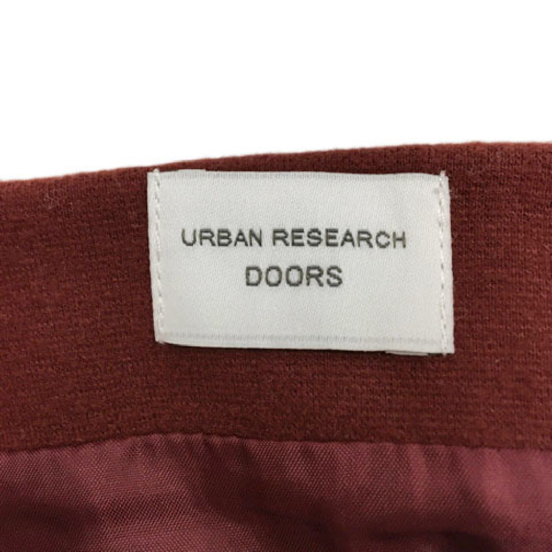 URBAN RESEARCH DOORS(アーバンリサーチドアーズ)のアーバンリサーチ ドアーズ スカート フレア ロング 起毛 無地 38 赤 レディースのスカート(ロングスカート)の商品写真