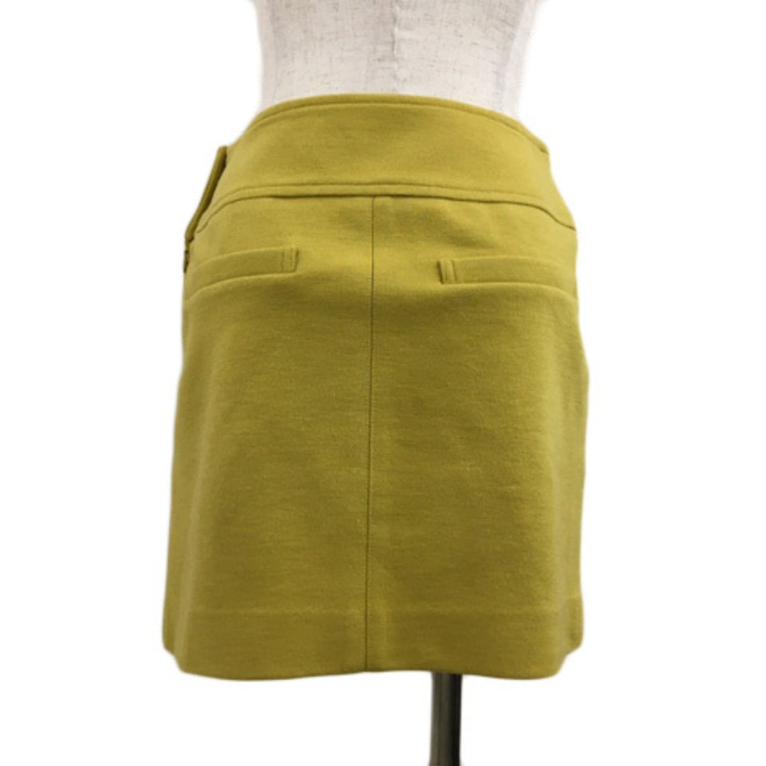 VICKY(ビッキー)のビッキー スカート 台形 ミニ マイクロ 無地 1 黄緑 イエローグリーン レディースのスカート(ミニスカート)の商品写真