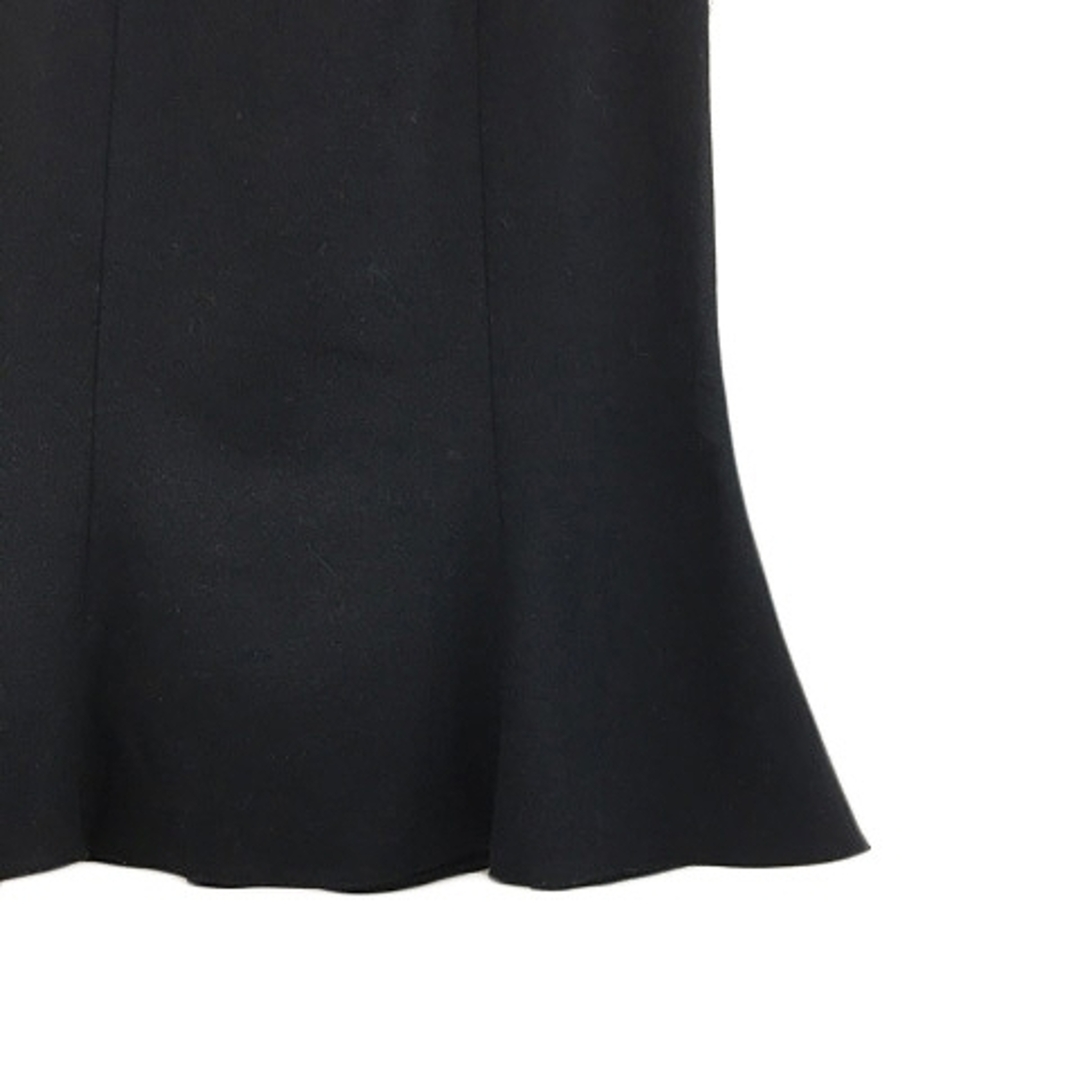 VIAGGIO BLU(ビアッジョブルー)のビアッジョブルー スカート フレア マーメイド 膝丈 ウール 無地 0 黒 レディースのスカート(ひざ丈スカート)の商品写真