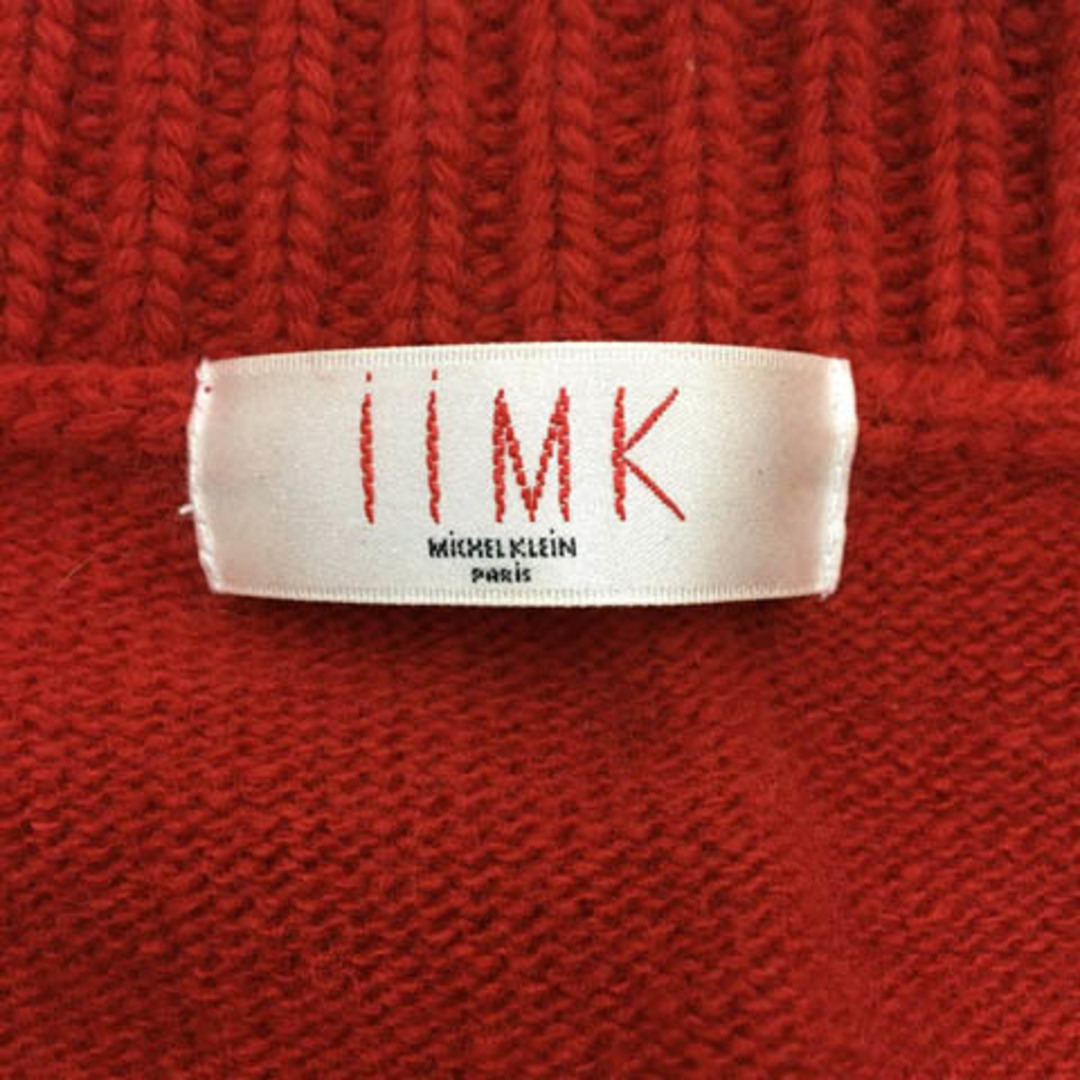 iiMK(アイアイエムケー)のアイアイエムケー ミッシェルクラン セーター ニット ウール 長袖 38 赤 レディースのトップス(ニット/セーター)の商品写真