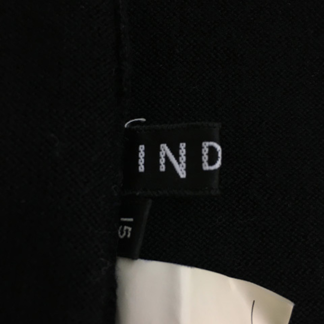 INDIVI(インディヴィ)のインディヴィ セーター ニット プルオーバー タートルネック 長袖 44 黒 レディースのトップス(ニット/セーター)の商品写真