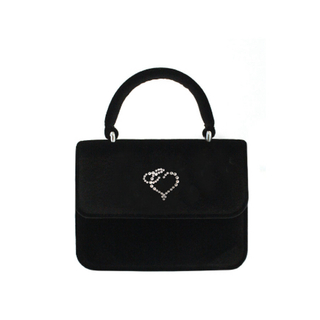 heart logo bijou bag   (ハンドバッグ)
