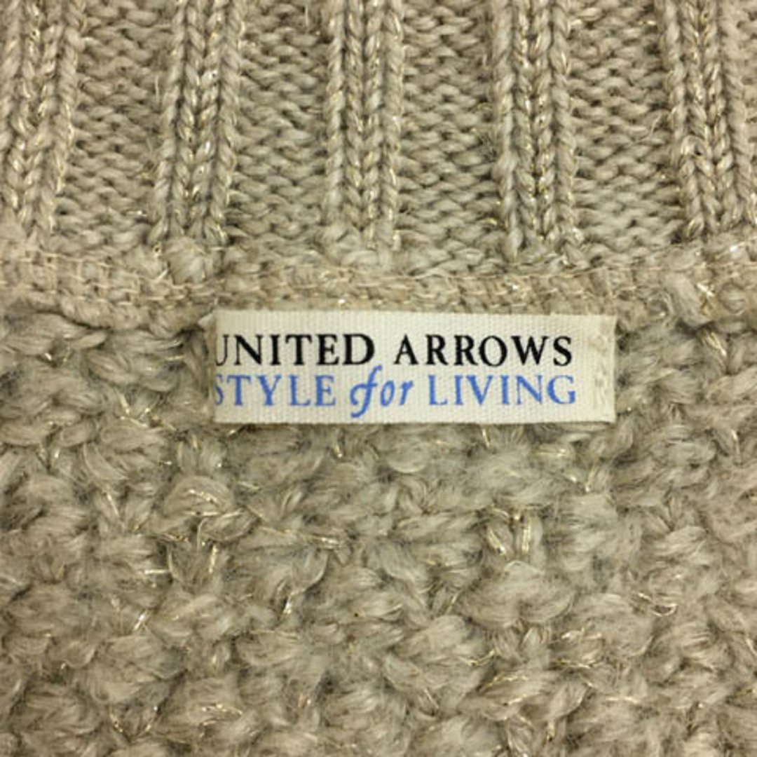 UNITED ARROWS(ユナイテッドアローズ)のユナイテッドアローズ STYLE for LIVING セーター ベージュ レディースのトップス(ニット/セーター)の商品写真