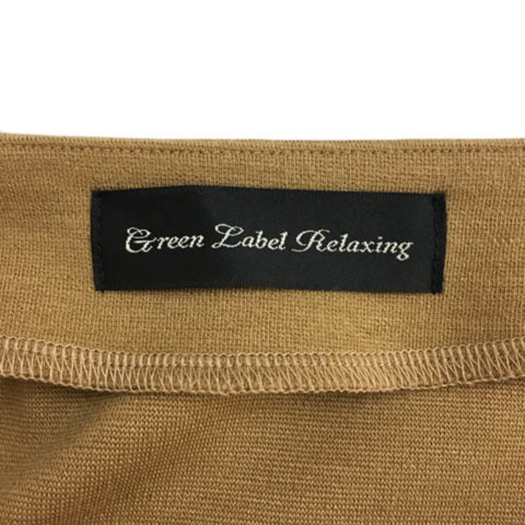 UNITED ARROWS green label relaxing(ユナイテッドアローズグリーンレーベルリラクシング)のグリーンレーベルリラクシング ユナイテッドアローズ ワンピース 膝丈 ベージュ レディースのワンピース(ひざ丈ワンピース)の商品写真