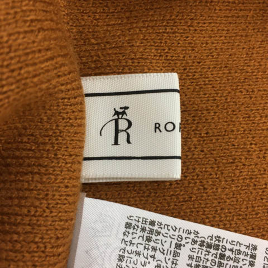 Rope' Picnic(ロペピクニック)のロペピクニック セーター ニット プルオーバー 無地 長袖 F 茶 テラコッタ レディースのトップス(ニット/セーター)の商品写真