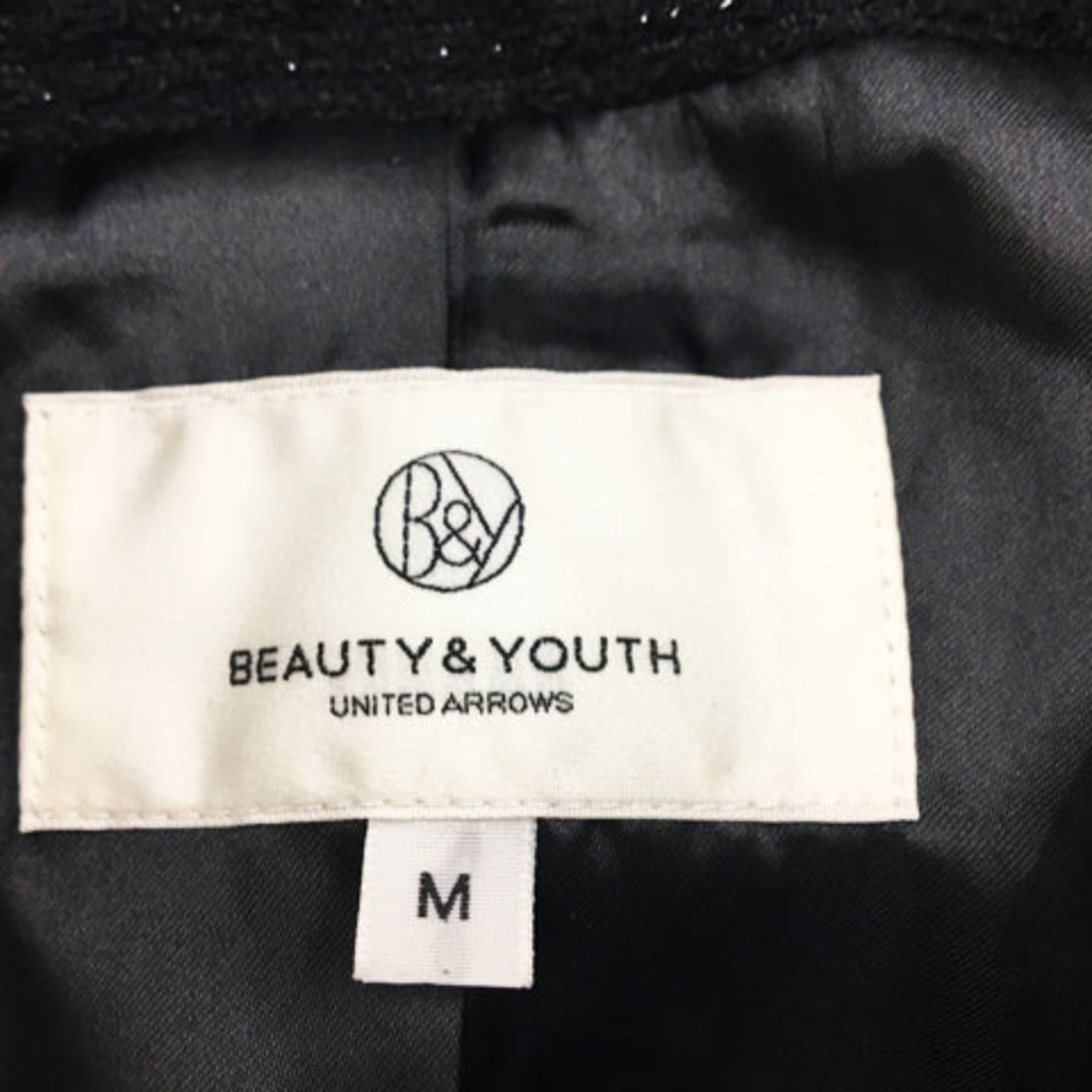 BEAUTY&YOUTH UNITED ARROWS(ビューティアンドユースユナイテッドアローズ)のB&Y ユナイテッドアローズ ビューティー&ユース ジャケット ウール M 黒 レディースのジャケット/アウター(その他)の商品写真