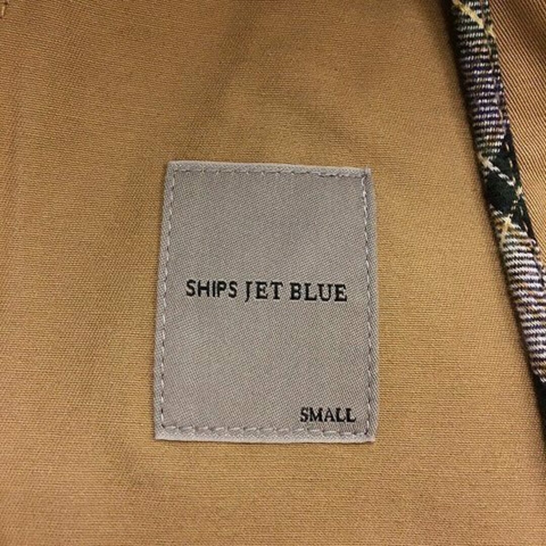 SHIPS JET BLUE(シップスジェットブルー)のシップスジェットブルー コート ステンカラー ミドル SMALL ベージュ メンズのジャケット/アウター(ステンカラーコート)の商品写真