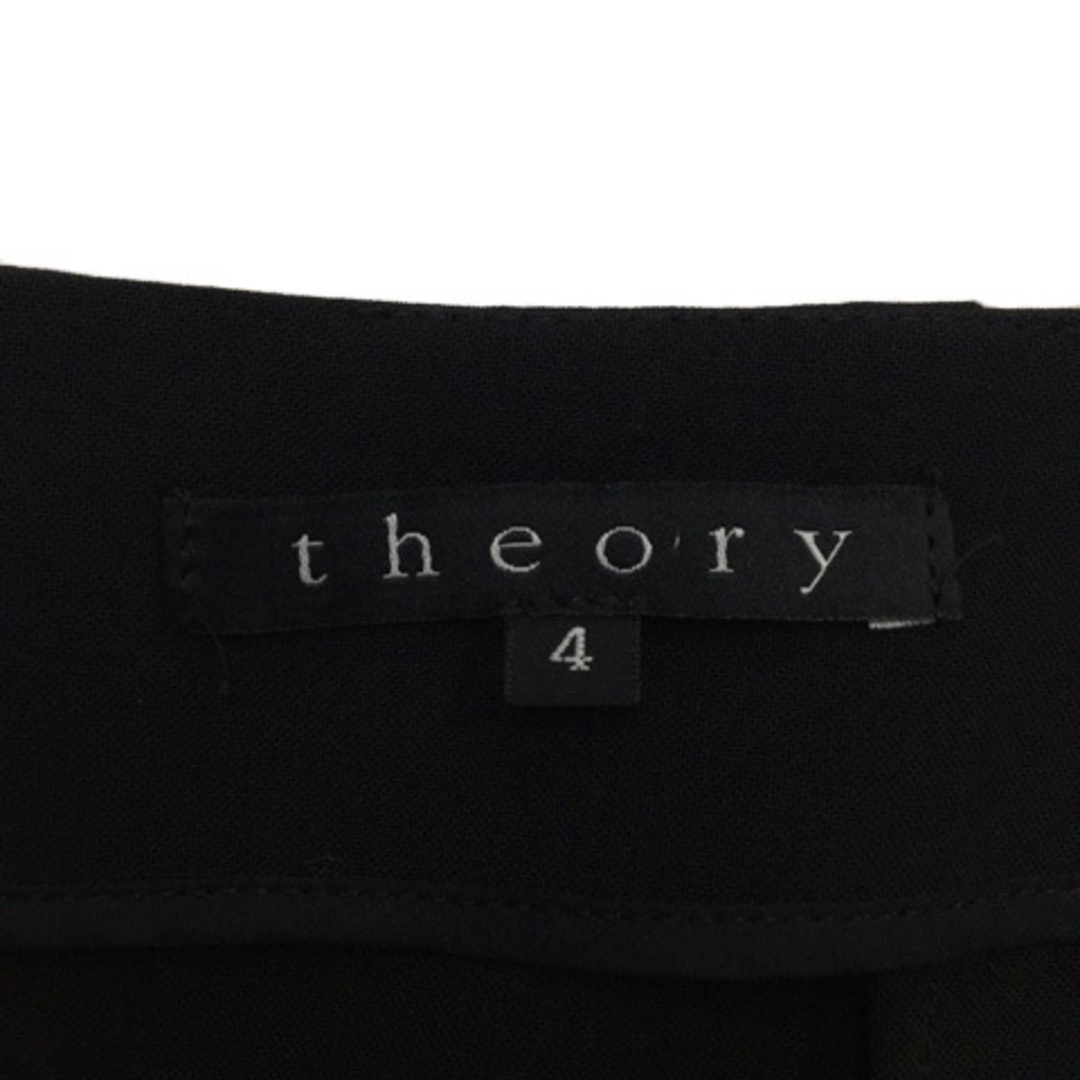 theory(セオリー)のセオリー スカート タイト 膝丈 無地 スリット 4 黒 ブラック レディースのスカート(ひざ丈スカート)の商品写真