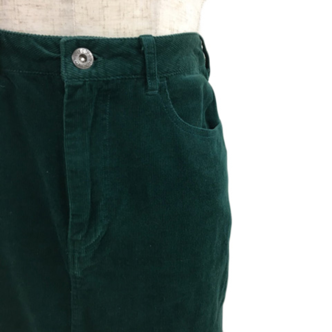 Simplicite(シンプリシテェ)のシンプリシテェ スカート フレア ロング コーデュロイ スリット M 緑 レディースのスカート(ロングスカート)の商品写真