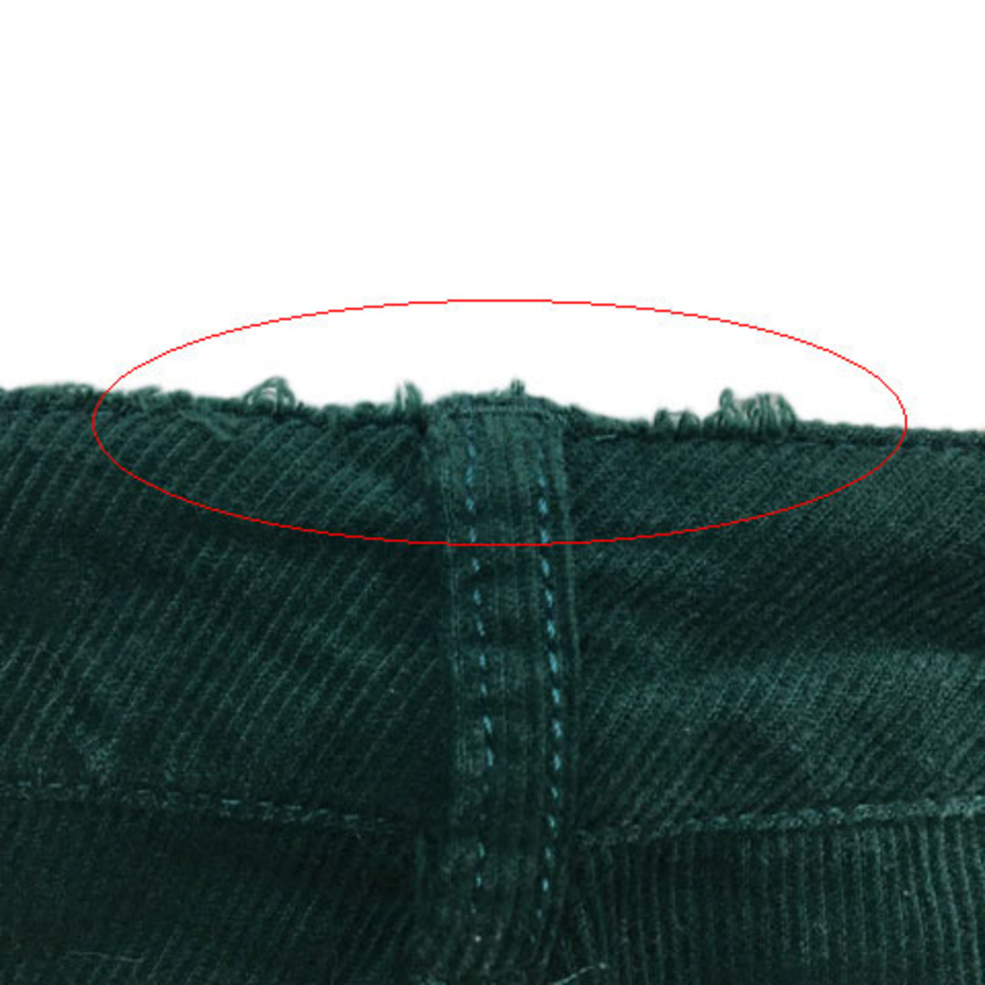 Simplicite(シンプリシテェ)のシンプリシテェ スカート フレア ロング コーデュロイ スリット M 緑 レディースのスカート(ロングスカート)の商品写真