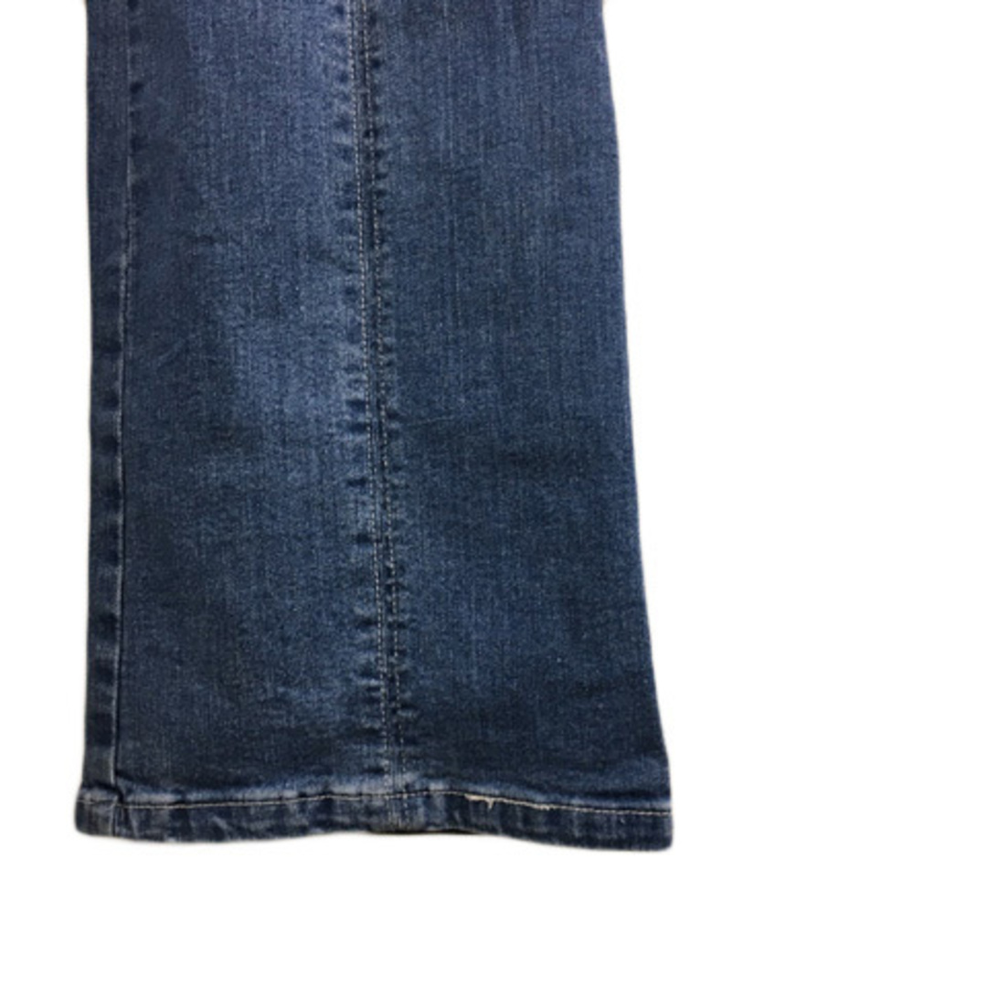 Kastane(カスタネ)のカスタネ パンツ デニム ジーンズ フレア ロング センターシーム 1 青 レディースのパンツ(デニム/ジーンズ)の商品写真