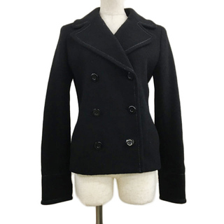 ヨンドシー(4℃)のヨンドシー 4℃ ピーコート Pコート ショート ウール ラメ 長袖 38 黒(ピーコート)