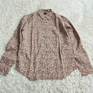 ポールスミス(Paul Smith)のポールスミス　 長袖シャツ　メンズ　M　コットン　総柄　花柄　マルチカラー(シャツ)