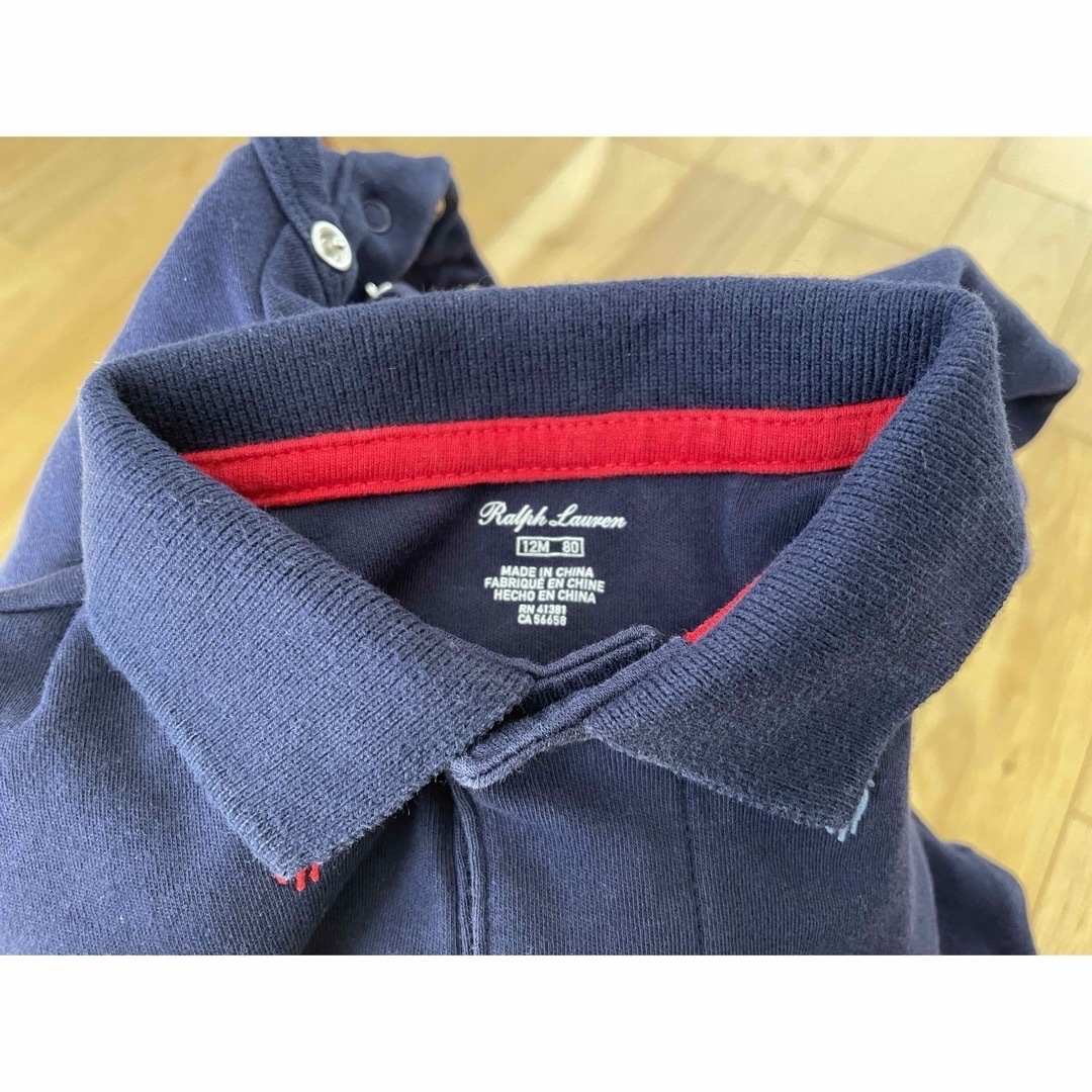 Ralph Lauren(ラルフローレン)のポロラルフローレン カバーオール 80 キッズ/ベビー/マタニティのベビー服(~85cm)(カバーオール)の商品写真