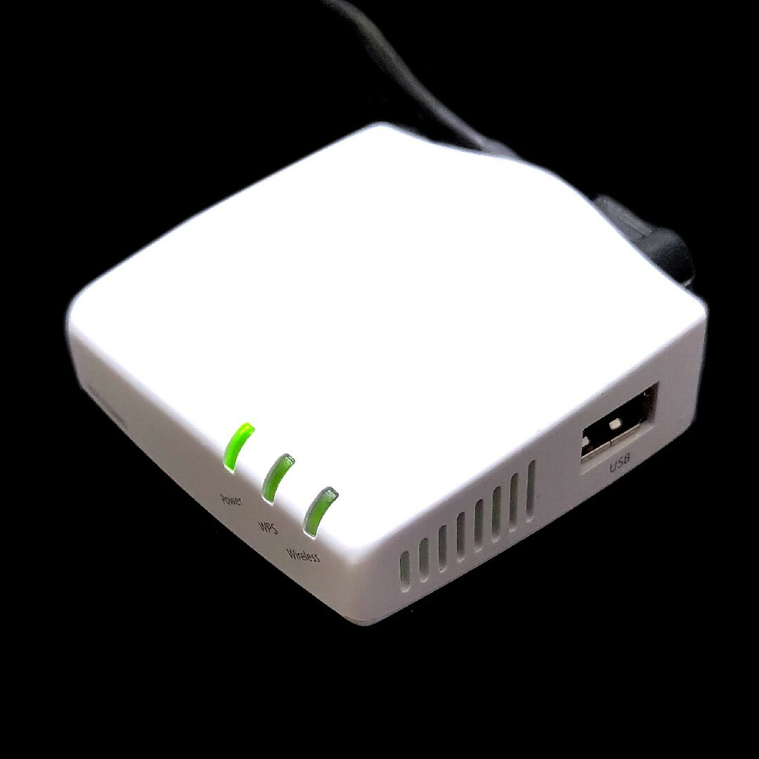 PLANEX(プラネックス)のWiFi 中継機 コンバーター 300Mbps MZK-EX300N2 USB スマホ/家電/カメラのPC/タブレット(PC周辺機器)の商品写真