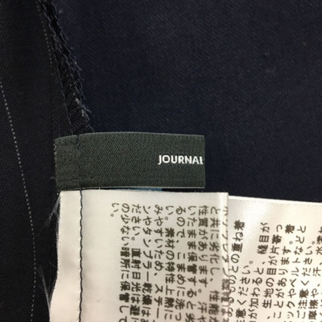 JOURNAL STANDARD(ジャーナルスタンダード)のジャーナルスタンダード パンツ テーパード ウール ストライプ 36 紺 白 レディースのパンツ(その他)の商品写真