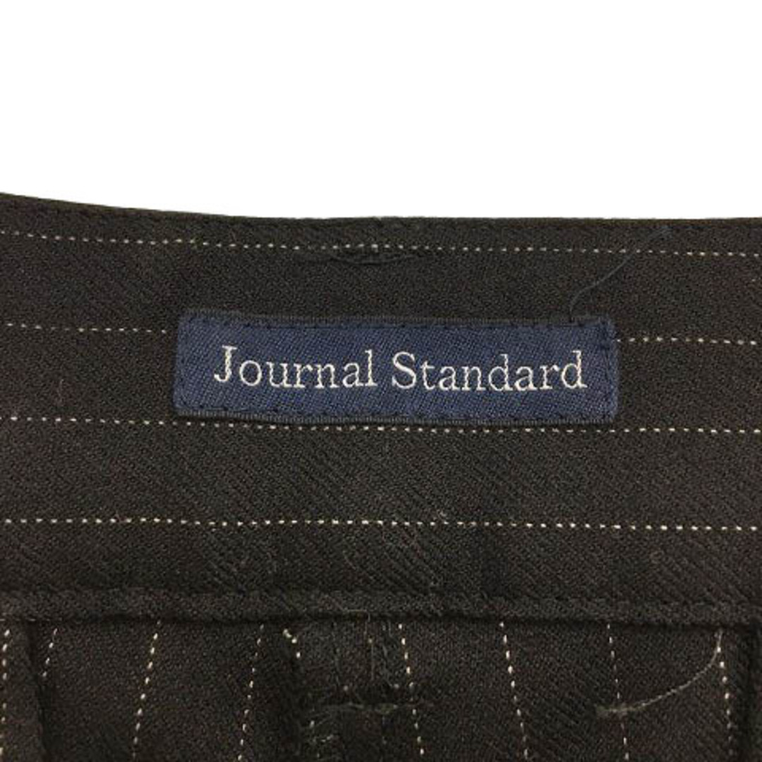 JOURNAL STANDARD(ジャーナルスタンダード)のジャーナルスタンダード パンツ テーパード ロング ストライプ 38 黒 レディースのパンツ(その他)の商品写真