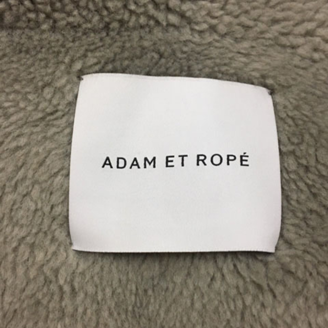 Adam et Rope'(アダムエロぺ)のアダムエロペ コート フェイクムートン ハーフ 裏ボア 長袖 38 グレー レディースのジャケット/アウター(その他)の商品写真