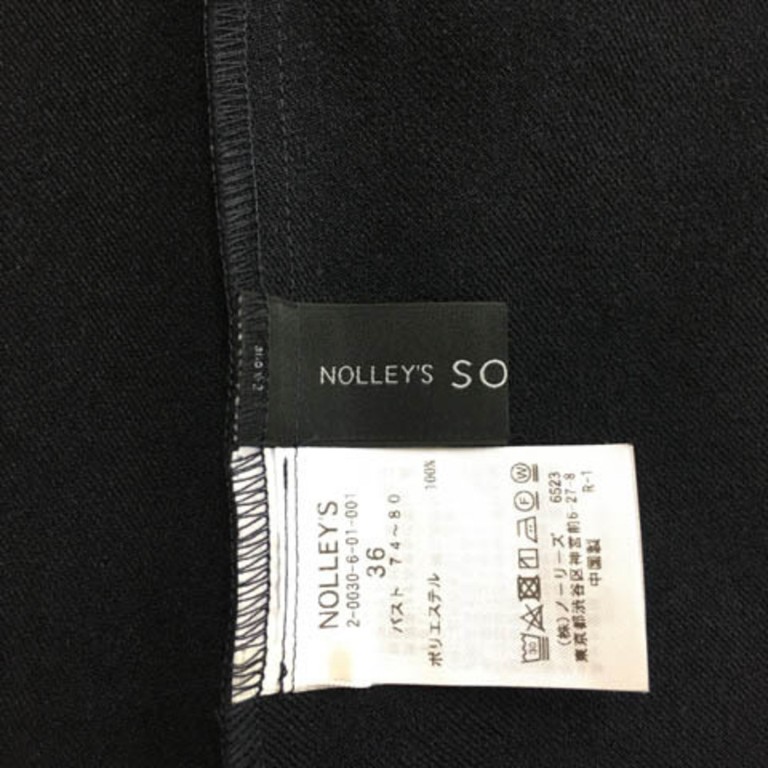 NOLLEY'S(ノーリーズ)のノーリーズ sophi カットソー ブラウス プルオーバー 七分袖 36 紺 レディースのトップス(その他)の商品写真