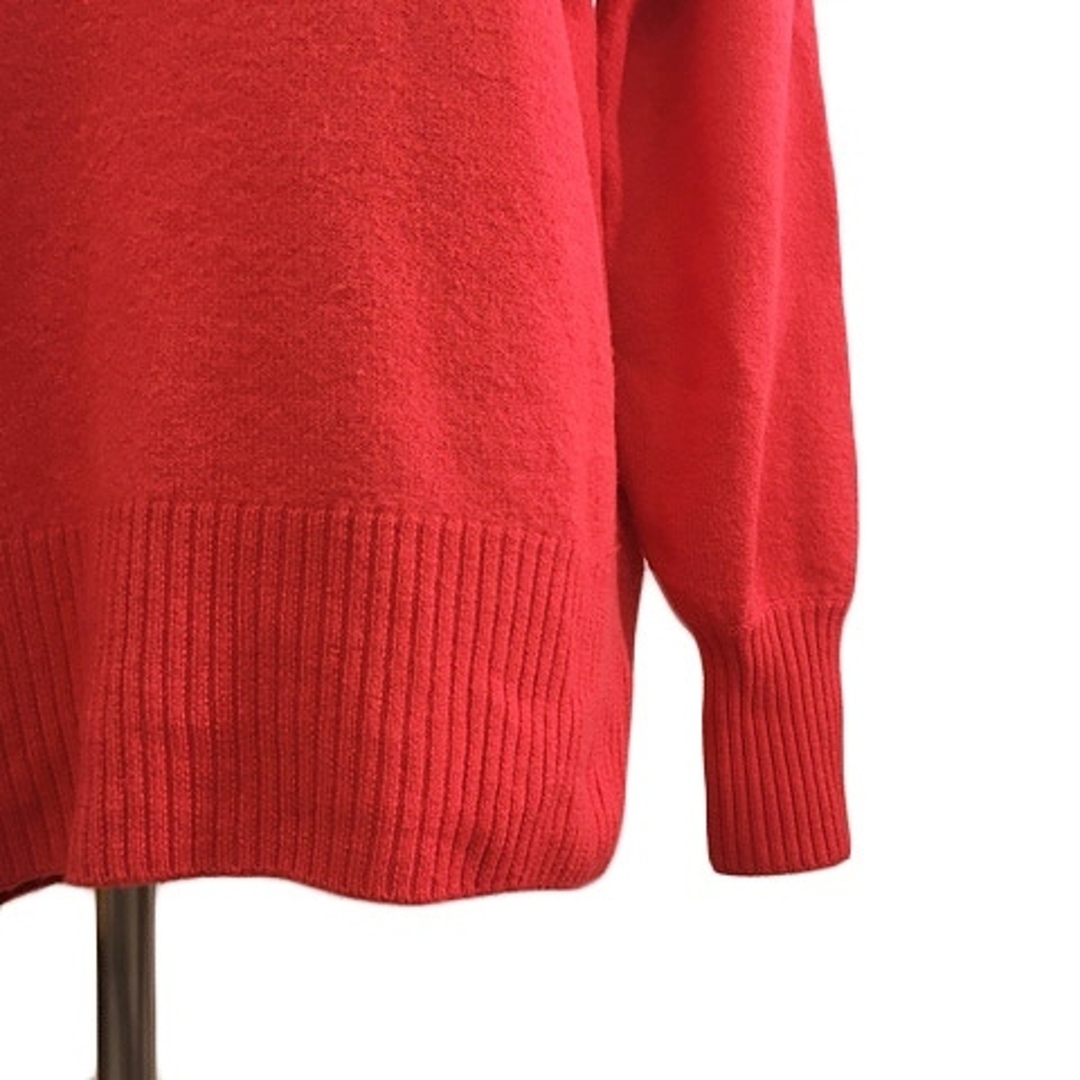 Mila Owen(ミラオーウェン)のミラオーウェン セーター ニット プルオーバー ハイネック 長袖 0 赤 レディースのトップス(ニット/セーター)の商品写真