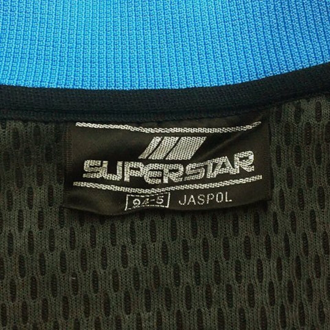 MIZUNO(ミズノ)のミズノ SUPERSUTAR ジャケット ジャージ 長袖 L 黒 水色 メンズのジャケット/アウター(その他)の商品写真