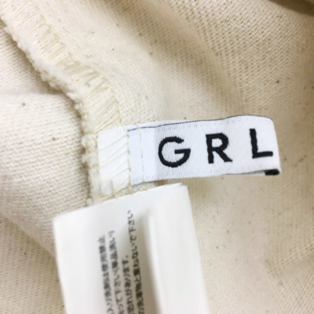 GRL(グレイル)のグレイル ジャケット デニム カバーオール 無地 長袖 L ベージュ 白 レディースのジャケット/アウター(その他)の商品写真