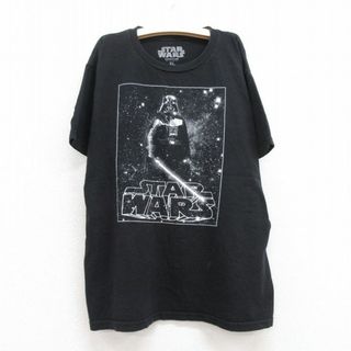 古着 半袖 Tシャツ キッズ ボーイズ 子供服 スターウォーズ STAR WARS ダースベイダー コットン クルーネック 黒 ブラック 23jul18(シャツ/カットソー)