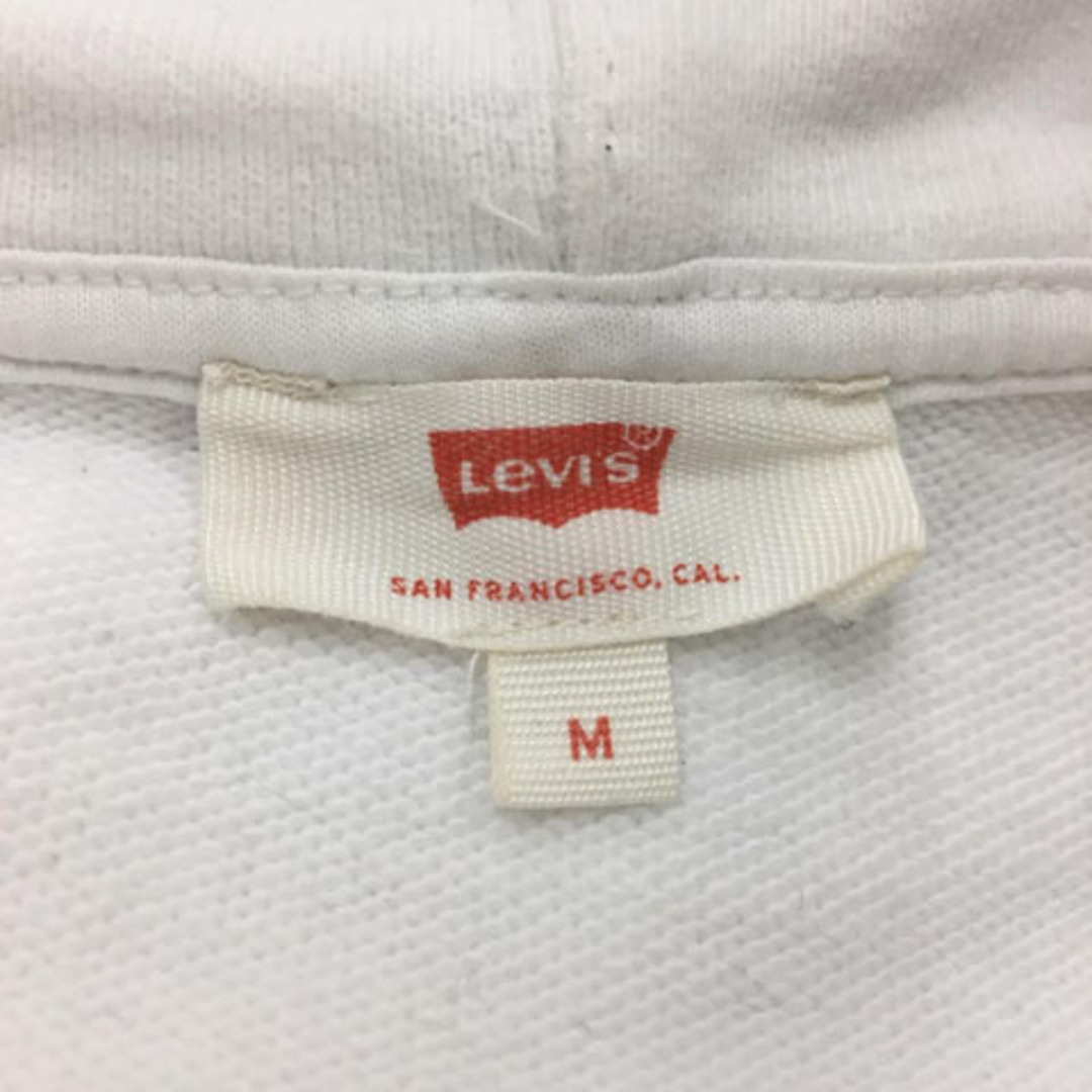 Levi's(リーバイス)のリーバイス パーカー フーディー プルオーバー ロゴ プリント 長袖 M 白 レディースのトップス(パーカー)の商品写真