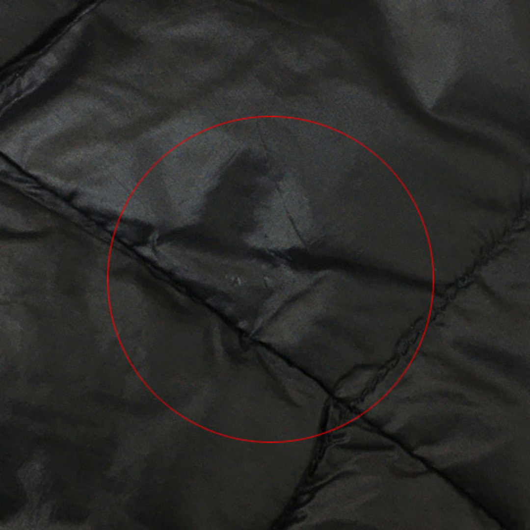 UNIQLO(ユニクロ)のユニクロ ジャケット ダウン ブルゾン フード ナイロン 無地 長袖 XL 黒 レディースのジャケット/アウター(ダウンジャケット)の商品写真