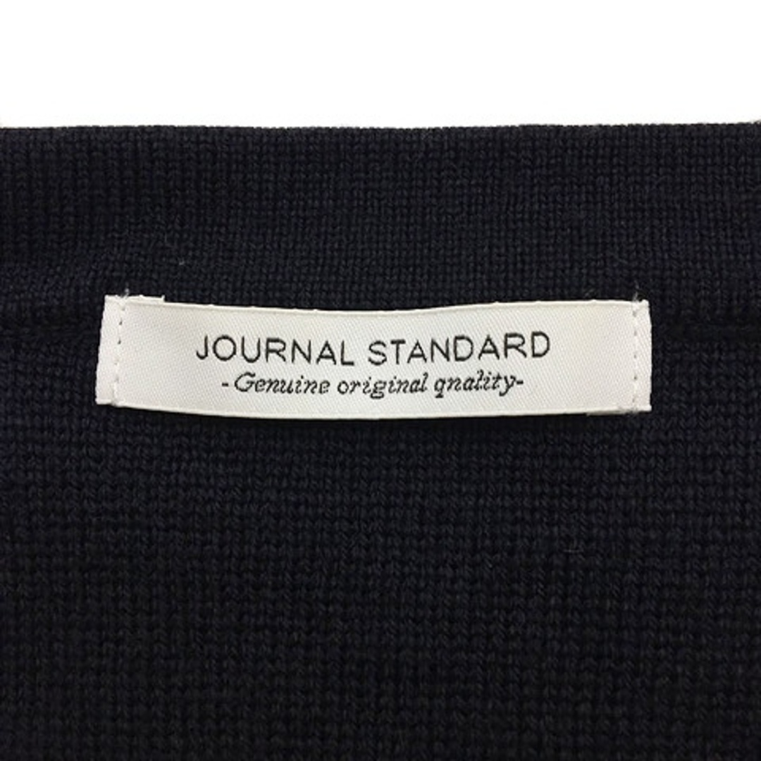 JOURNAL STANDARD(ジャーナルスタンダード)のジャーナルスタンダード セーター ニット プルオーバー Vネック 長袖 M 紺 レディースのトップス(ニット/セーター)の商品写真