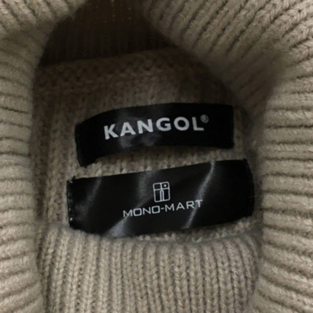 KANGOL(カンゴール)のカンゴール mono-mart セーター ニット ロゴ 長袖 F ベージュ レディースのトップス(ニット/セーター)の商品写真