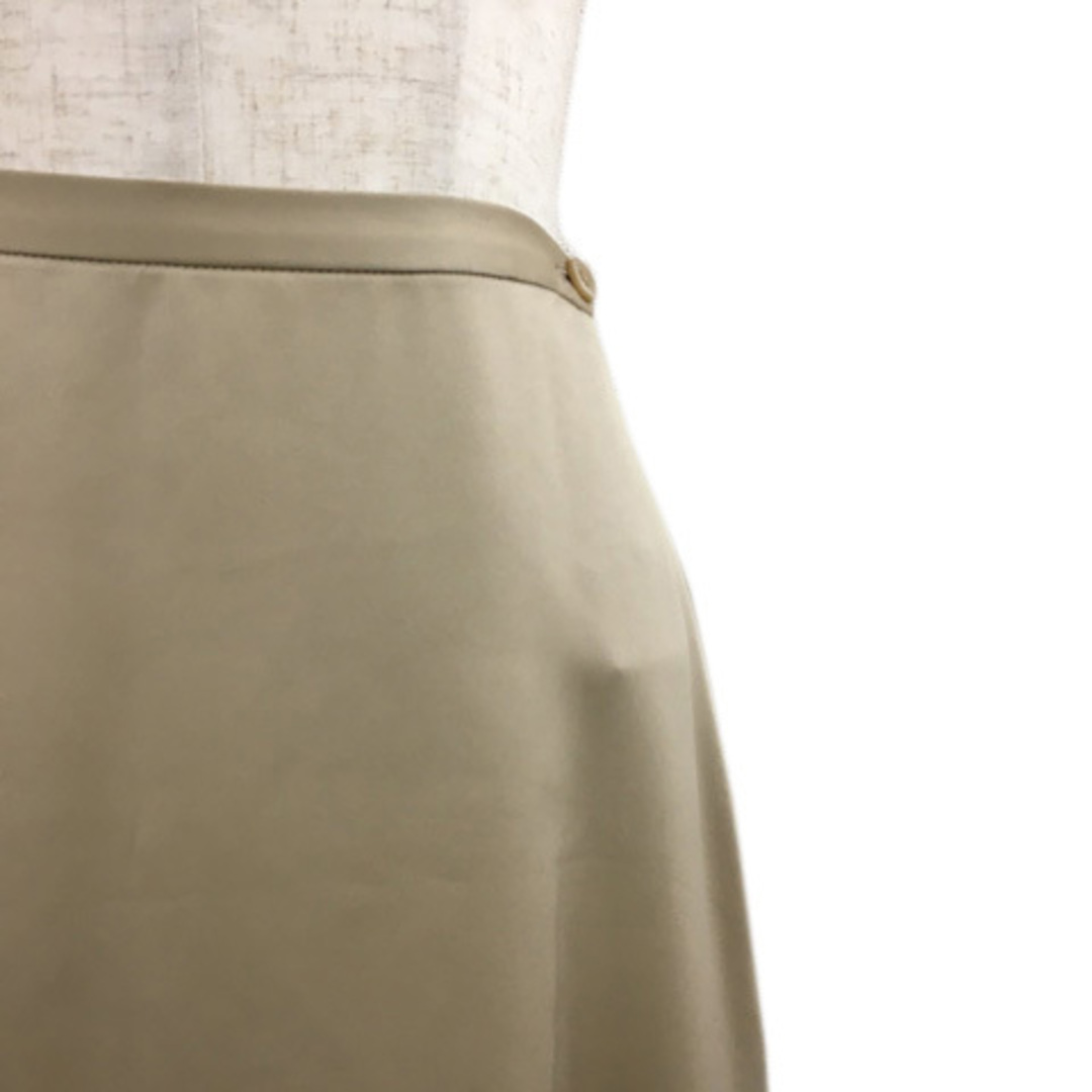 VOICEMAIL(ヴォイスメール)のヴォイスメール スカート フレア ロング マキシ 無地 38 ベージュ レディースのスカート(ロングスカート)の商品写真