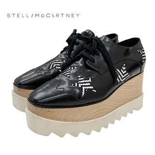 ステラマッカートニー STELLA McCARTNEY エリス スニーカー 靴 シューズ 厚底 スター プラットフォーム レザー ブラック(スニーカー)