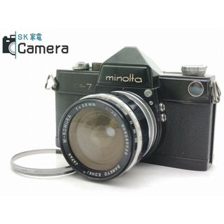 コニカミノルタ(KONICA MINOLTA)のMINOLTA SR-7 ブラック + W-KOMURA 28ｍｍ F3.5 ミノルタ ジャンク(フィルムカメラ)