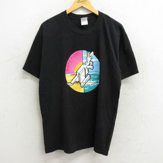 L★古着 半袖 ビンテージ Tシャツ メンズ 00年代 00s AUSSIE FLOYD オーストラリアン ピンクフロイド コットン クルーネック 黒 ブラック 23jul19 中古(Tシャツ/カットソー(半袖/袖なし))