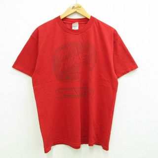 L★古着 半袖 ビンテージ Tシャツ メンズ 00年代 00s 映画 アクリスマスストーリー コットン クルーネック 赤 レッド 23jul19 中古(Tシャツ/カットソー(半袖/袖なし))