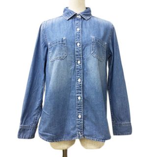 シェトワ(Chez toi)のシェトワ シャツ デニム カジュアル スタンダード カシュクール 長袖 M 青(シャツ/ブラウス(長袖/七分))