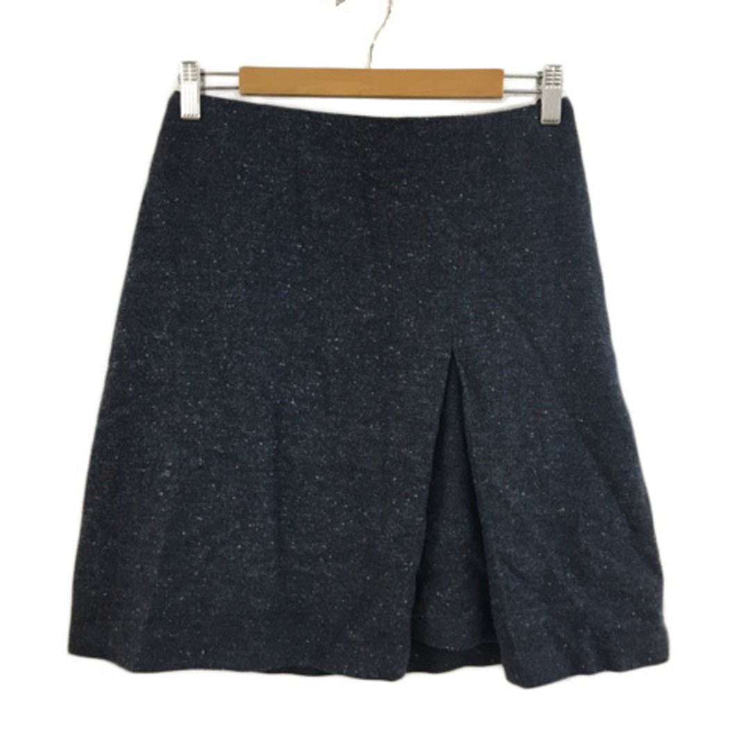 kumikyoku（組曲）(クミキョク)のクミキョク 組曲 スカート 台形 ミニ ウール ネップ メランジ 2 グレー レディースのスカート(ミニスカート)の商品写真