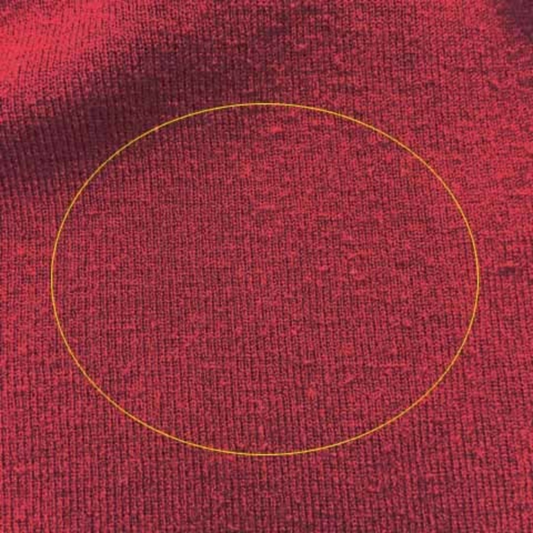 grove(グローブ)のグローブ セーター ニット プルオーバー Vネック リボン 長袖 M 赤 紫 レディースのトップス(ニット/セーター)の商品写真