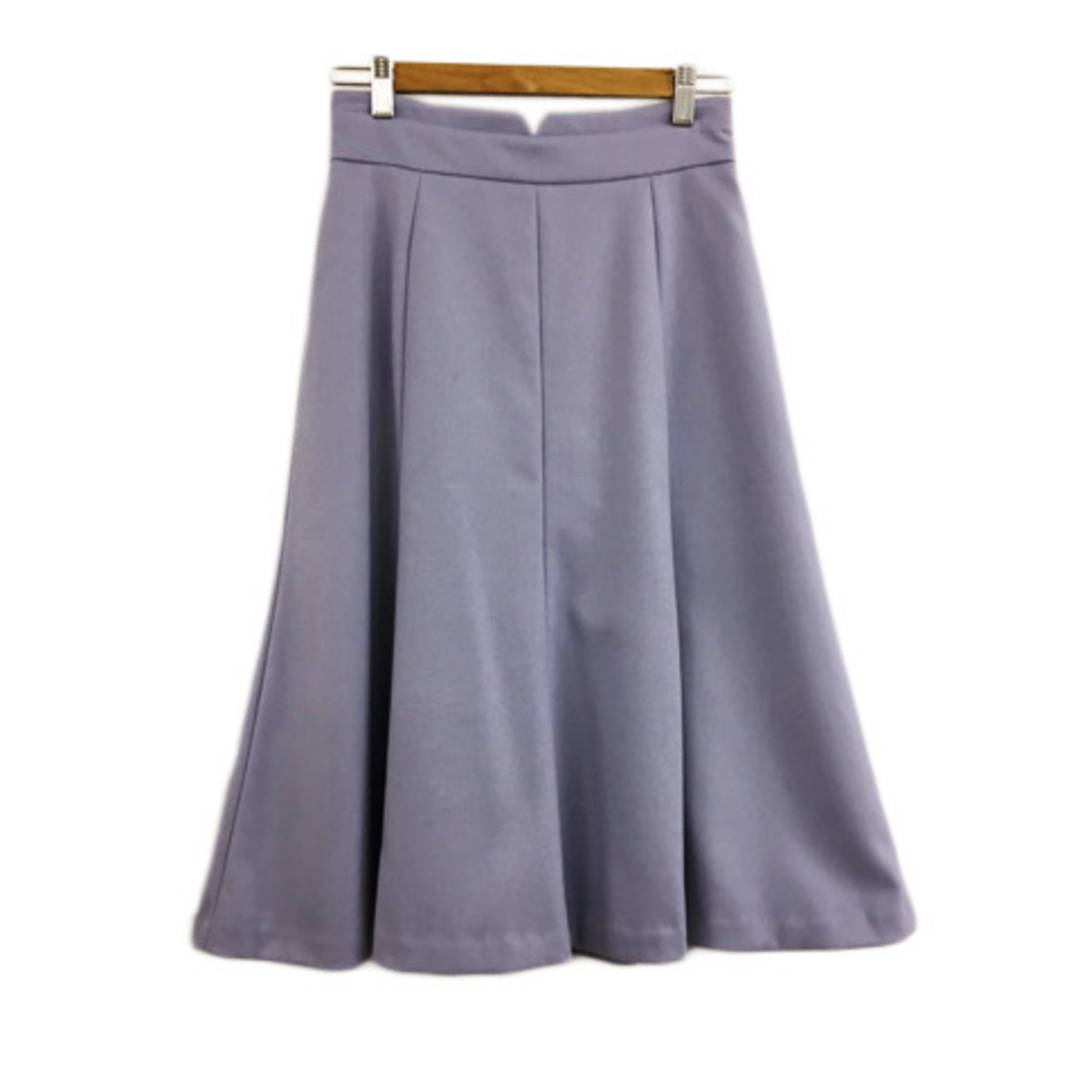 PROPORTION BODY DRESSING(プロポーションボディドレッシング)のプロポーション ボディドレッシング スカート フレア 膝下 M 紫 ラベンダー レディースのスカート(ひざ丈スカート)の商品写真