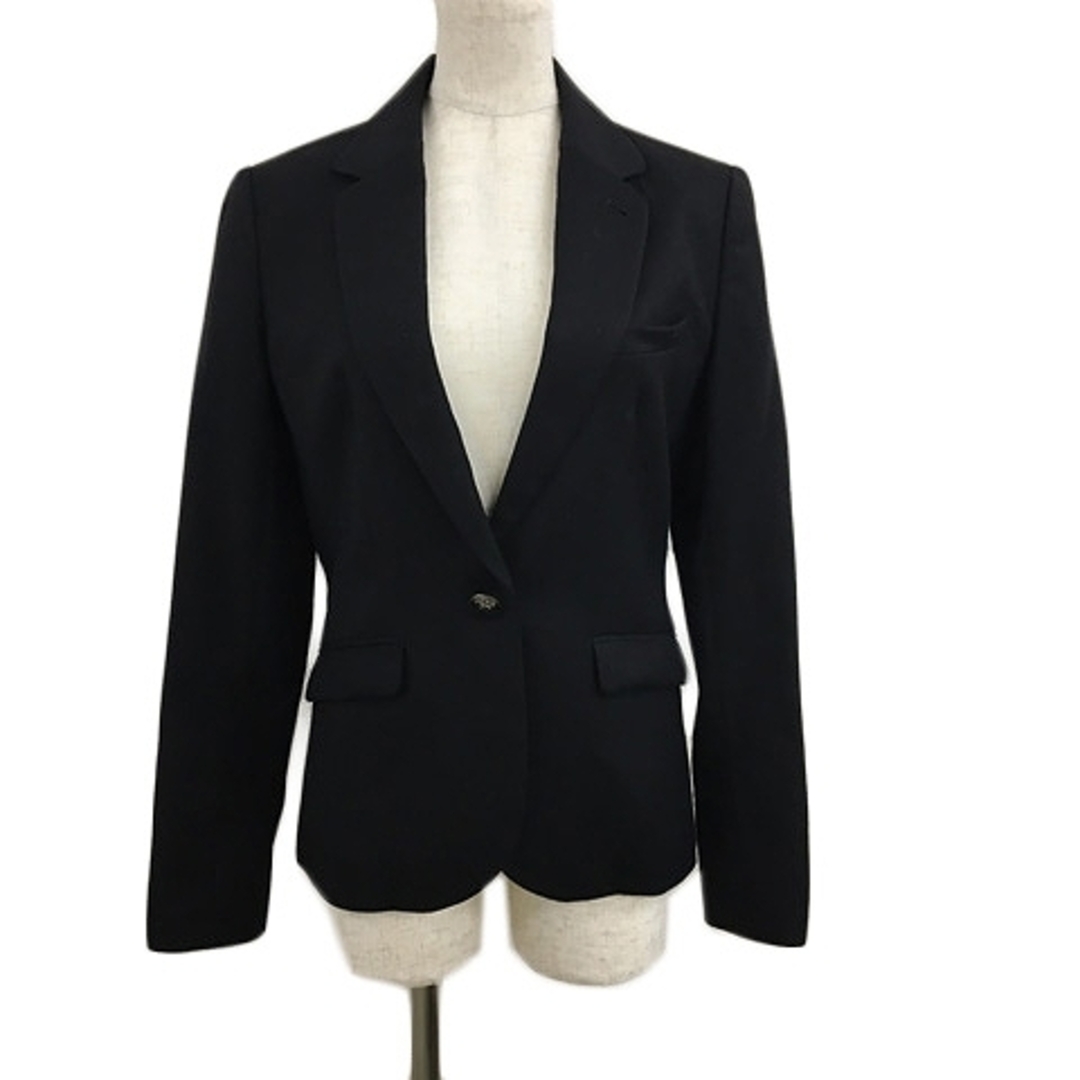 Doux archives(ドゥアルシーヴ)のドゥアルシーヴ ジャケット テーラード シングル ウール 長袖 38 黒 レディースのジャケット/アウター(その他)の商品写真